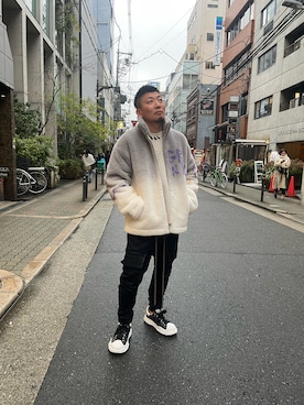 「ROYAL FLASH（ロイヤルフラッシュ）のアイテム（ジャケット/アウター）」を使った、shigeさん（メンズ・168cm）の冬コーディネート