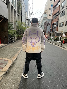 「ROYAL FLASH（ロイヤルフラッシュ）のアイテム（ジャケット/アウター）」を使った、shigeさん（メンズ・168cm）の冬コーディネート