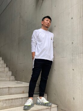 「STUD MUFFIN（スタッドマフィン）のアイテム（パンツ）」を使った、shigeさん（メンズ・168cm）の秋コーディネート