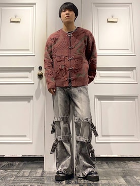 「HARE（ハレ）のアイテム（その他シューズ）」を使った、issin0006さん（メンズ・175cm）の秋コーディネート