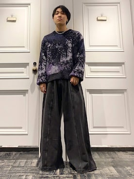 「HARE（ハレ）のアイテム（スウェットパンツ）」を使った、issin0006さん（メンズ・175cm）の秋コーディネート