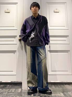 「HARE（ハレ）のアイテム（その他シューズ）」を使った、issin0006さん（メンズ・175cm）の秋コーディネート