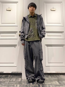 「HARE（ハレ）のアイテム（その他シューズ）」を使った、issin0006さん（メンズ・175cm）の秋コーディネート
