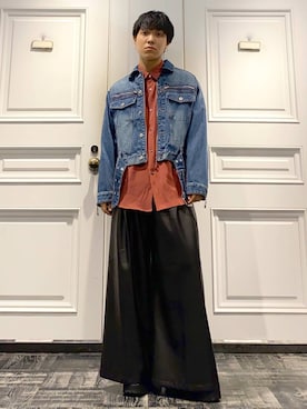 「アイテム（その他シューズ）」を使った、issin0006さん（メンズ・175cm）の秋コーディネート