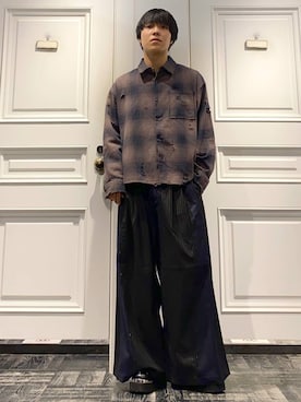 「HARE（ハレ）のアイテム（その他シューズ）」を使った、issin0006さん（メンズ・175cm）の秋コーディネート