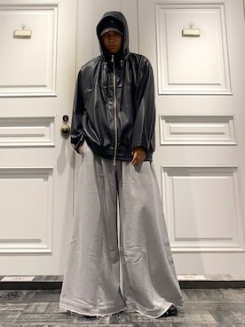 「HARE（ハレ）のアイテム（スウェットパンツ）」を使った、issin0006さん（メンズ・175cm）の夏コーディネート