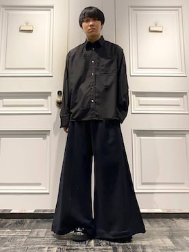 「HARE（ハレ）のアイテム（スウェットパンツ）」を使った、issin0006さん（メンズ・175cm）の秋コーディネート