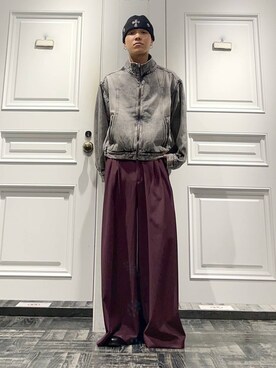 「アイテム（ブルゾン）」を使った、issin0006さん（メンズ・175cm・20代）の夏コーディネート