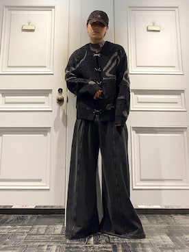 「HARE（ハレ）のアイテム（スウェットパンツ）」を使った、issin0006さん（メンズ・175cm）の秋コーディネート