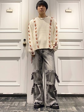 「HARE（ハレ）のアイテム（その他シューズ）」を使った、issin0006さん（メンズ・175cm）の秋コーディネート