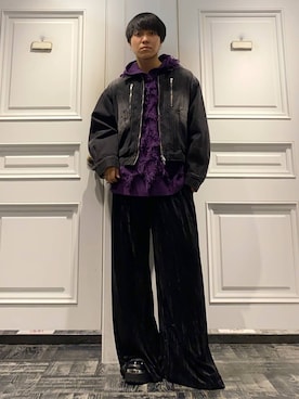 「HARE（ハレ）のアイテム（デニムジャケット）」を使った、issin0006さん（メンズ・175cm）の秋コーディネート