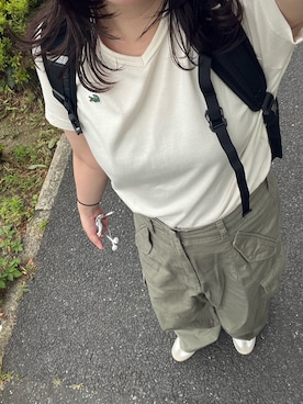 「Simplicite（サンプリシテ）のアイテム（パンツ）」を使った、ﾊﾝさん（レディース・152cm）の夏コーディネート