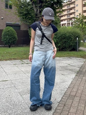 「Barbour（バブアー）のアイテム」を使った、Takahashiさん（レディース・157cm）の秋コーディネート
