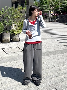 「MUHET（ミュエータ）のアイテム」を使った、Takahashiさん（レディース・157cm）の夏コーディネート
