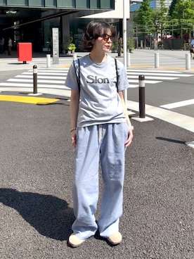 「TRES（トレ）のアイテム」を使った、Takahashiさん（レディース・157cm）の夏コーディネート