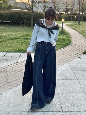 「QUEEN SHOP（クイーンショップ）のアイテム」を使った、Takahashiさん（レディース・157cm）の春コーディネート