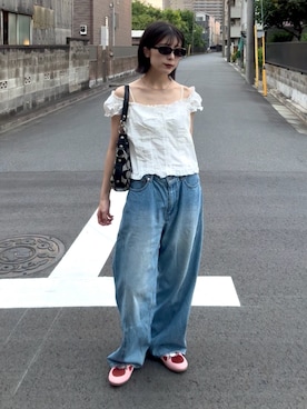 Takahashiさん（レディース・157cm）の夏コーディネート