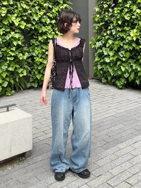 「COACH（コーチ）のアイテム」を使った、Takahashiさん（レディース・157cm）の春コーディネート
