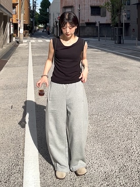 「COMME CA ISM（コムサイズム）のアイテム」を使った、Takahashiさん（レディース・157cm）の春コーディネート