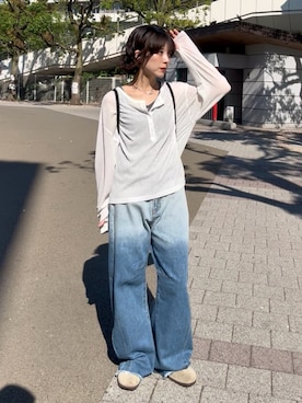 「Re:EDIT（リエディ）のアイテム」を使った、Takahashiさん（レディース・157cm）の夏コーディネート