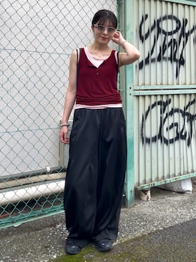 Takahashiさん（レディース・157cm）の夏コーディネート