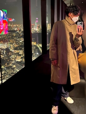 「Ted Baker（テッドベーカー）のアイテム」を使った、いしづさん（メンズ・180cm）の秋コーディネート