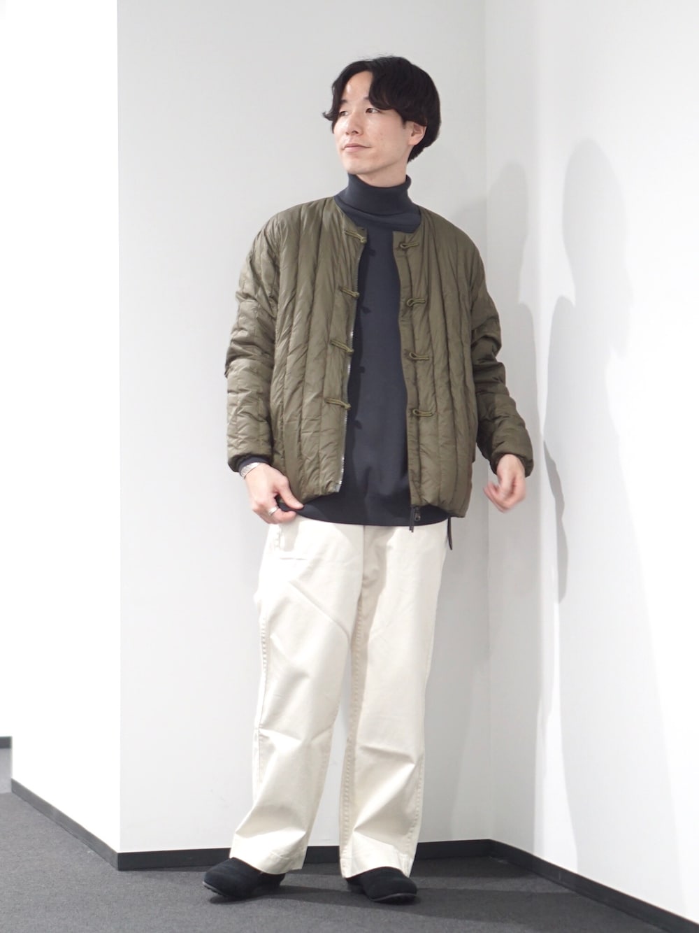 TAION × BEAMS LIGHTS / 別注 チャイナ リバーシブル インナーダウン 