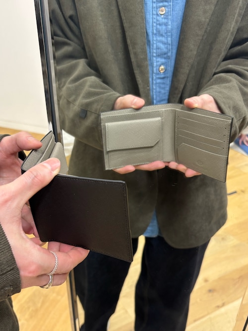 WEB限定カラーあり】サフィアーノレザー 二つ折りウォレット（ユニ