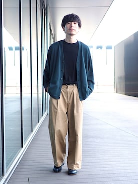「J.M. WESTON（ジェイエムウエストン）のアイテム」を使った、TAMBATA NAOTOさん（メンズ・171cm）の夏コーディネート