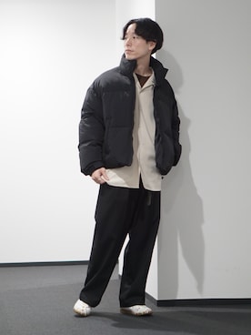 「BeAMS DOT（ビームスドット）のアイテム（ジャケット/アウター）」を使った、TAMBATA NAOTOさん（メンズ・171cm）の秋コーディネート