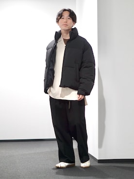 「BeAMS DOT（ビームスドット）のアイテム（ジャケット/アウター）」を使った、TAMBATA NAOTOさん（メンズ・171cm）の冬コーディネート