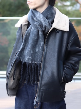 「アイテム（ミリタリージャケット）」を使った、TAMBATA NAOTOさん（メンズ・171cm）の秋コーディネート