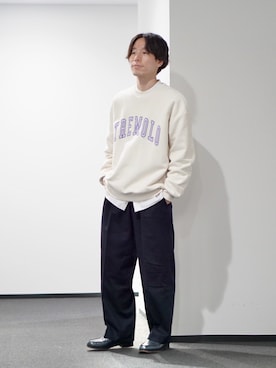 「J.M. WESTON（ジェイエムウエストン）のアイテム」を使った、TAMBATA NAOTOさん（メンズ・171cm）の冬コーディネート
