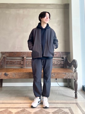 「BEAMS LIGHTS」｜「アイテム（その他アウター）」を使った、TAMBATA NAOTOさん（メンズ・171cm）の冬コーディネート