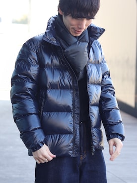 「アイテム（マフラー）」を使った、TAMBATA NAOTOさん（メンズ・171cm）の秋コーディネート