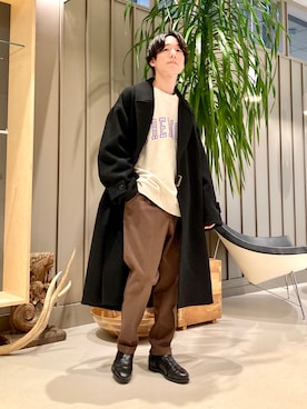 「BeAMS DOT（ビームスドット）のアイテム（ジャケット/アウター）」を使った、TAMBATA NAOTOさん（メンズ・171cm）の秋コーディネート