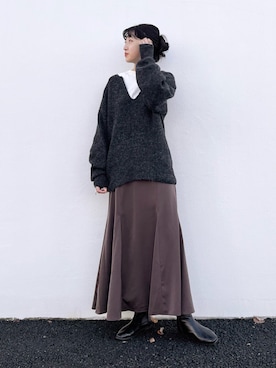 みやりなさん（レディース・167cm）の冬コーディネート