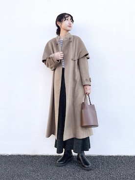 みやりなさん(レディース・167cm)の冬コーディネート