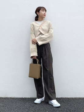 みやりなさん（レディース・167cm）の秋コーディネート