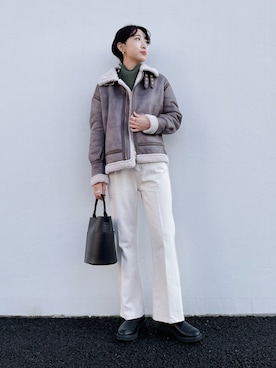 みやりなさん（レディース・167cm）の冬コーディネート