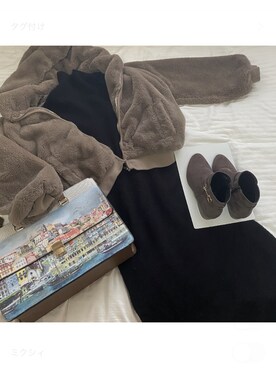 「a.g.plus（エージープラス）のアイテム」を使った、めさん（レディース・158cm）の冬コーディネート