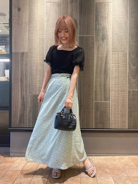 中村　未緒さん（レディース・153cm）の夏コーディネート