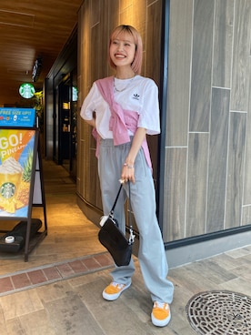 中村　未緒さんの（adidas | アディダス）を使ったコーディネート