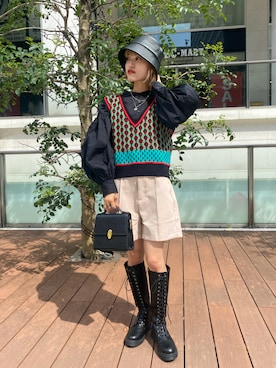 中村 未緒さん(レディース・153cm)の秋コーディネート