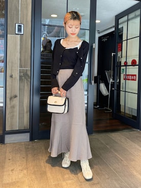 中村 未緒さん(レディース・153cm)の秋コーディネート