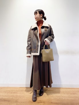 コトさん(レディース・160cm)の冬コーディネート