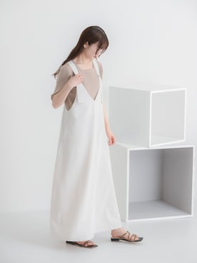 「HEYUMM」｜コトさん（レディース・160cm）の春コーディネート