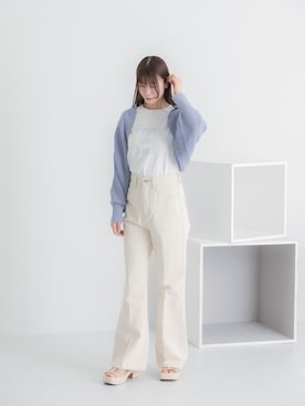 「HEYUMM」｜コトさん（レディース・160cm）の春コーディネート