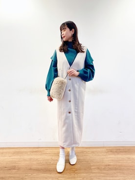 コトさん（レディース・160cm）の冬コーディネート