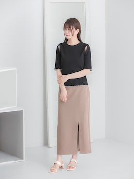 「HEYUMM」｜コトさん（レディース・160cm）の春コーディネート
